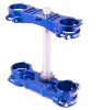 Triple clamp X-TRIG 40201011 ROCS TECH blau