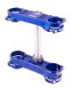 Triple clamp X-TRIG 40705002 ROCS TECH blau