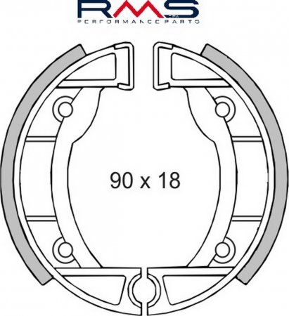 Bremsbacken RMS 225120190