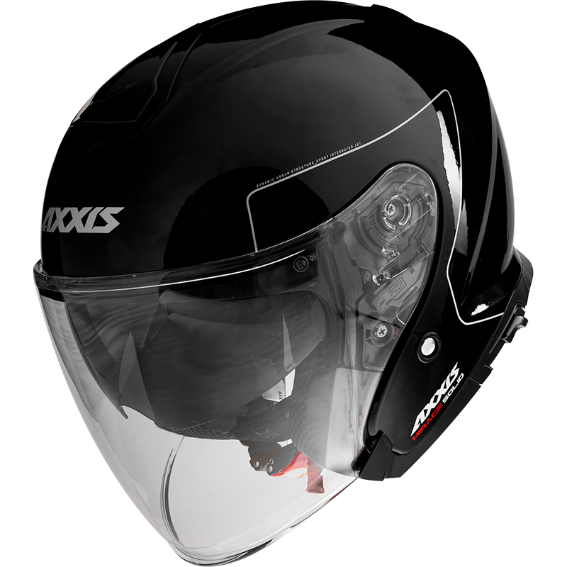 JET helmet AXXIS MIRAGE SV ABS solid black gloss XS