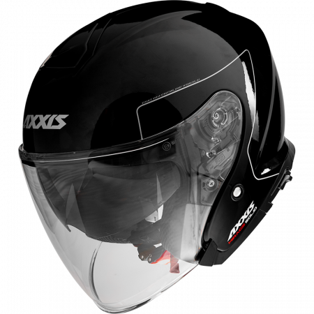 JET helmet AXXIS MIRAGE SV ABS solid black gloss S