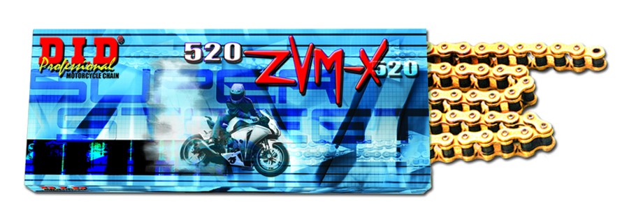 ZVM-X series X-Ring chain D.I.D Chain 520ZVM-X 116 L golden/golden