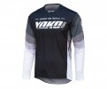 MX jersey YOKO TWO black/white/grey L