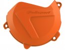 Clutch cover protector POLISPORT 8460500002 PERFORMANCE orange KTM