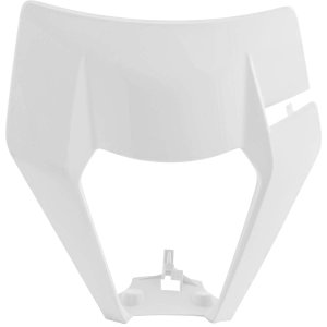 Headlight mask POLISPORT white KTM20