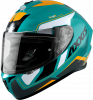 FULL FACE helmet AXXIS DRAKEN ABS wind c6 matt green XL