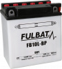Konventionelle Motorradbatterie (mit Säurepackung) FULBAT FB10L-BP  (YB10L-BP) Acid pack included
