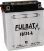 Konventionelle Motorradbatterie (mit Säurepackung) FULBAT FB12A-A  (YB12A-A) Acid pack included