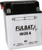 Konventionelle Motorradbatterie (mit Säurepackung) FULBAT FB12C-A  (YB12C-A) Acid pack included