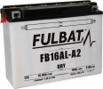 Konventionelle Motorradbatterie (mit Säurepackung) FULBAT FB16AL-A2  (YB16AL-A2) Acid pack included