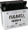 Konventionelle Motorradbatterie (mit Säurepackung) FULBAT FB16CL-B  (YB16CL-B) Acid pack included