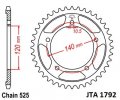 Aluminium-Ketten Rad JT JTA 1792-43 43T, 525