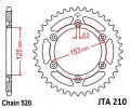 Aluminium-Ketten Rad JT JTA 210-46 46T, 520