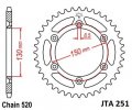 Aluminium-Ketten Rad JT JTA 251-51 51T, 520