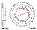 Aluminium-Ketten Rad JT JTA 461-50 50T, 420