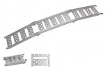 Ramp Aluminium tri-fold Street 226 cm long 22/28 cm wide max load 340 kg MOTION STUFF