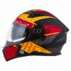 Full face helmet CASSIDA INTEGRAL 3.0 DRFT matt orange / fluo red XS