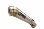 Universal racing silencer GPR TUNING.RACE.20 POWERCONE EVO Brushed Stainless steel without link pipe