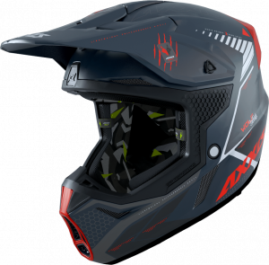 MX helmet AXXIS WOLF ABS star track b5 red matt XS